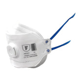 Frontier -  Frontier P2 Flat Fold Respirator with valve 10 units per box | 9322297096278